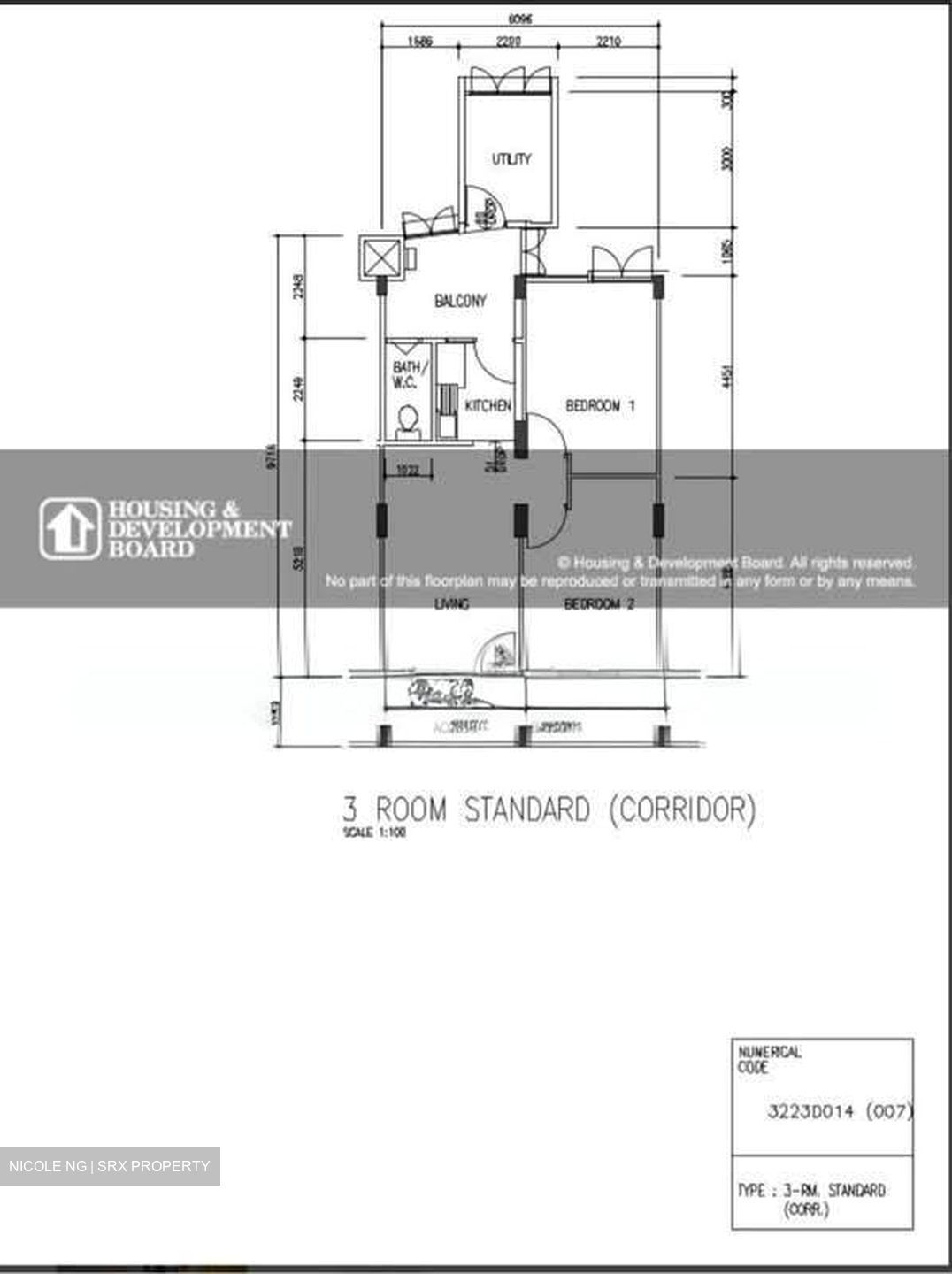 Blk 26 Jalan Klinik (Bukit Merah), HDB 3 Rooms #575713241